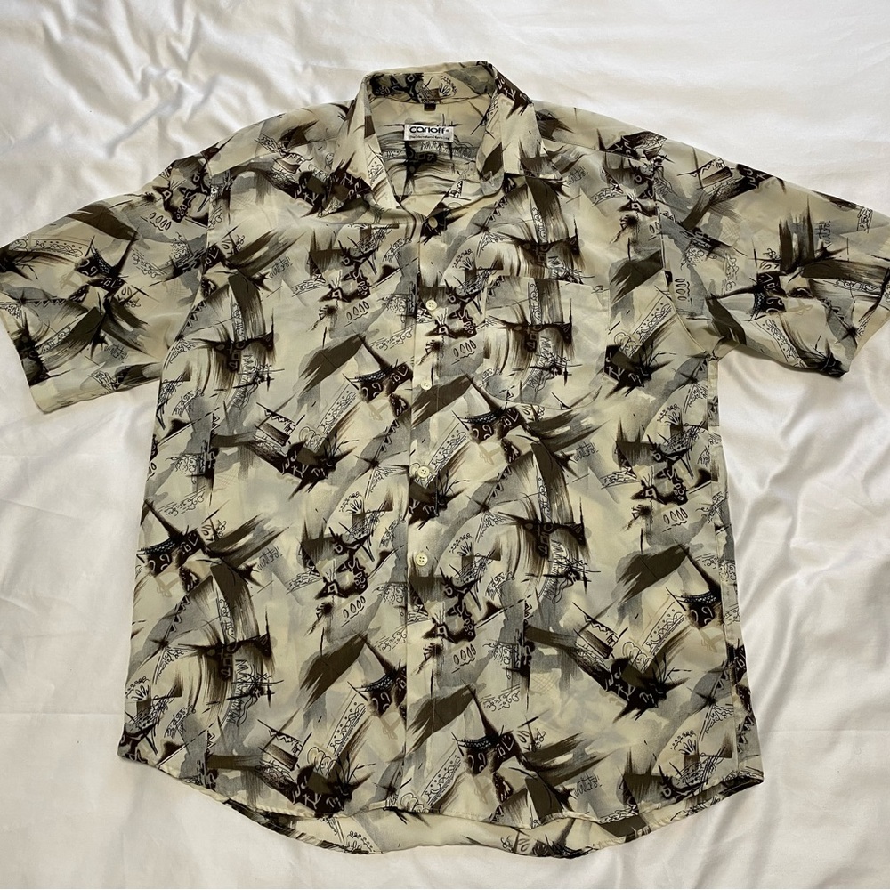 Vintage Carloff, Casual Button Up Shirt